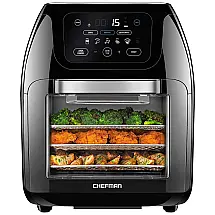 Fritadeira Elétrica 10L Multifuncional 17 Predefinições, 1700W, 110V, CHEFMAN Multifunctional Digital Air Fryer, Preto