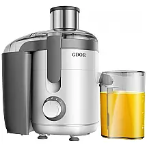 Centrifuga de Frutas com 2 Velocidades e Função Anti Gotejamento, 110V 600W, GDOR, Branco