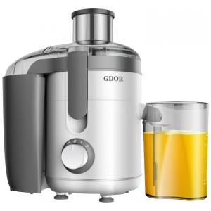 Centrifuga de Frutas com 2 Velocidades e Função Anti Gotejamento, 110V 600W, GDOR, Branco