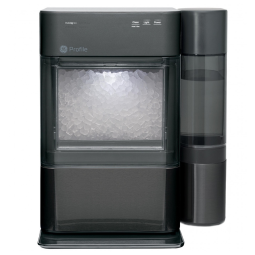 Máquina de Gelo em Pedaços GE Profile Opal 2.0 XL Tanque 3,8L WiFi Inteligente 17kg/24H XPIOX3BCBT Aço Inox Preto 120V