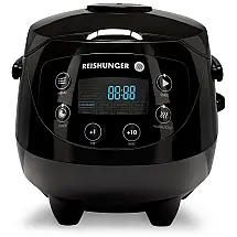 Reishunger Panela de Arroz Elétrica 840mL, com Controle de Temperatura, 110V, Vermelha