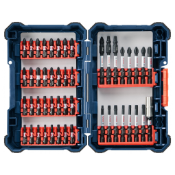 Conjunto de Aparafusamento 48 peças e Estojo, BOSCH SDMS48, Verde Limão