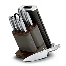 Ninja NeverDull Pro 11-Piece Sharpening Knife Set. Slate. WK62011BK3 Slate 11-Piece