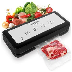 Seladora a Vácuo VENTISOL, Automática, Secos, Úmidos, LED, Preto 110V