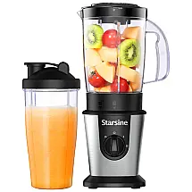 Liquidificador de Bancada 750mL 2 Velocidades 300W, 110v, STARSINE BL2579, Prateado