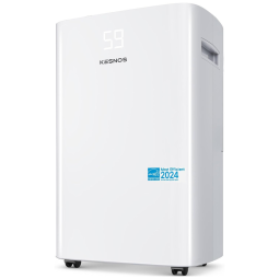 Desumidificador 40L com Mangueira de Drenagem, Área 320 m2, KESNOS 08A, Branco