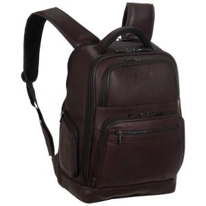 Kenneth Cole Reaction Mochila de Couro com Tecnologia RFID Anti Furto para Laptop