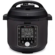 Panela de Pressão Elétrica 10 em 1, 8L com 28 Predefinições, Painel de LED e Livro de Receitas, 110V 1200W, Instant Pot, Preta