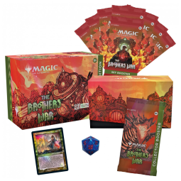Magic The Gathering The Brothers War Edição Presente, Carta Foil de Transformers, 1 Booster de Colecionador, 8 Conjuntos de Boosters
