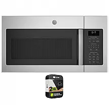 Micro ondas JVM6175YKFS de Bancada 48 Litros Multifuncional de Aço Inoxidável, 1000W, 110v, GE E99JVM6175YKFS, Prateado