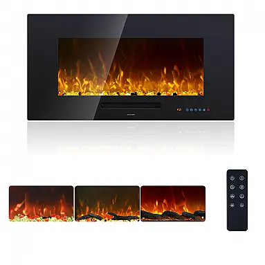 Lareira Elétrica Oxhark Flame 91x44cm