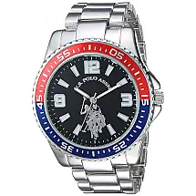 Relógio An Analógico Qartzo Maclino Homem, U.S. POLO ASSN. USC80500, Prateado