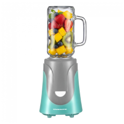 Liquidificador Portátil 532 mL de Capacidade com Jarra de Vidro 300W, Turquesa, turquesa, turquesa, OVENTE, Azul turquesa