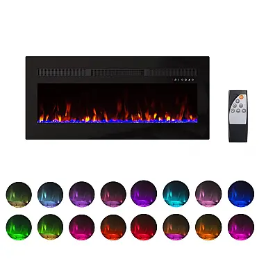 Lareira Elétrica Panana 127x48cm 1400W
