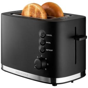 Torradeira Elétrica 2 Fatias com 6 Níveis de Tostagem, 900W, 110v, REDMOND, Preto