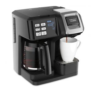 Cafeteira Elétrica Programável com Tela LCD e Painel de Controle, 110v, HAMILTON BEACH 49976, Preto