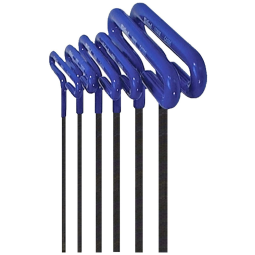 Ferramenta Automotiva Chave Allen T Chave Aperto Conjunto de 6 Peças MM Métrico, EKLIND TOOL COMPANY 55166