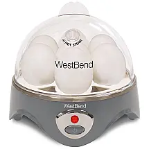 Cozedor de Ovos Elétrico Automático, até 7 Ovos, 350W, 110v, WEST BEND 87628, Cinza