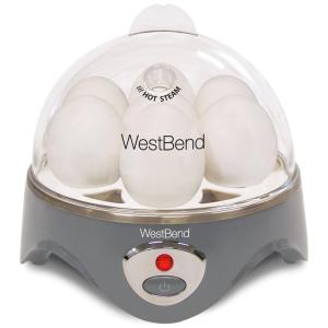 Cozedor de Ovos Elétrico Automático, até 7 Ovos, 350W, 110v, WEST BEND 87628, Cinza