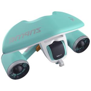 Scooter de Propulsor Aquático Mergulhe de até 40 Metros para Crianças e Adultos, Água, SUBLUE Whiteshark Mix Aqua Blue, Azul