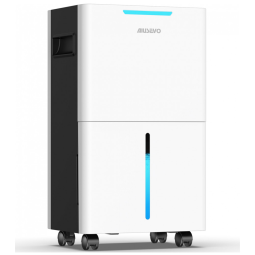 Desumidificador de 139 metros quadrados para subsolo e cômodo amplo, 9,93 litros/dia, Controle de Umidade Inteligente, 3 Modos