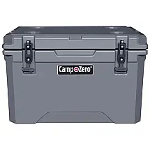 Cooler Caixa Térmica Portátil 40 Litros com Porta Copos, CAMP ZERO CZ40L GY, Cinza