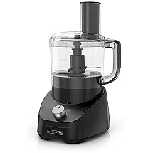 Processador de Alimentos Capacidade 1.9L Aço Inox, 450W, 110v, BLACKDECKER FP4150B, Preto