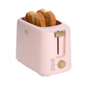 Torradeira 2 Fatias Paris Hilton Rosa 7 Níveis Largura Extra Funções Bagel e Descongelar 1700W 110V