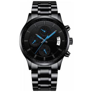 Relógio Masculino Analógico Automático, CRRJU CJ2214GR BE, Preto