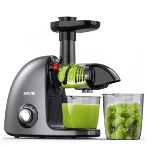 Espremedor de Frutas com Sistema Anti Entupimento e Motor Silencioso, 110V, SiFENE, Cinza