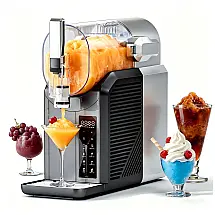 Máquina de Slush Raspadinha Ray Bear 2L 6 Programas Frozen Drinks Auto Limpeza