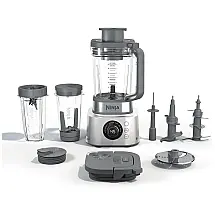 Liquidificador 6 em 1, 2,1L com Acessórios e Mostrador Digital, 1200W, Ninja SS400, Prata