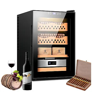 Humidor Elétrico Fablestoryem Preto 50L