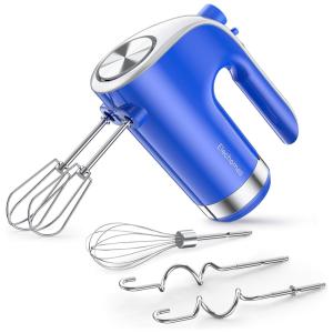Batedeira de Mão com 5 Velocidades e Acessórios, 250W, 110v, ELECHOMES, Azul