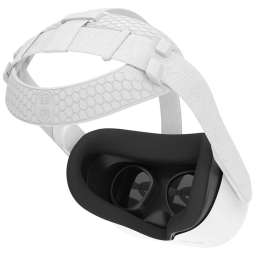 AMVR Head Back Padding, Gravity Pressure Balance Cushion Comfortable Soft TPU Pad Accessories for Oculus Quest 2 Headset Gray