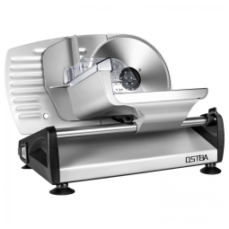 Fatiador de Frios Elétrico de Aço Inoxidável com Proteção de Bloqueio, 150W, 110v, OSTBA SL518 1, Prateado