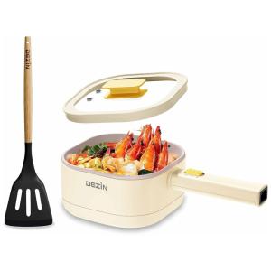 Panela Elétrica Multifuncional 2 Litros com Revestimento Cerâmico Antiaderente e Controle de Potência Dupla, 110V 800W, Dezin, Amarela