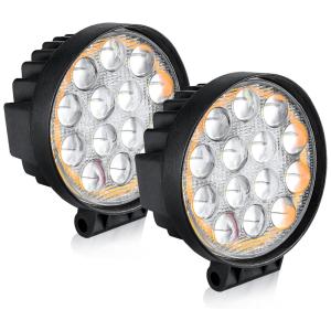 AUTOSAVER88 Farol de Milha LED Off Road 10CM 60W 6000LM IP67 2 PCS