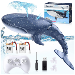 Tubarão de Controle Remoto, COODOO, Azul