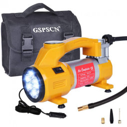 Compressor Bomba 12V Portátil 150PSI LED Cabo Longo Carro SUV Bike, Motocicleta Bolas