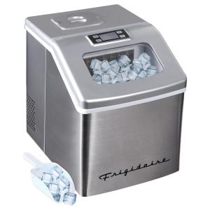 Máquina de Gelo Automática Portátil até 18 kg de Gelo em 24h, 110v, FRIGIDAIRE EFIC452 SS, Prateado
