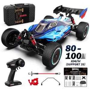 Carro de Controle Remoto, Escala 1:12 com Velocidade de 90 km/h, Chassi de Fibra de Carbono, Suporte de Motor Ajustável e Embreagem Central