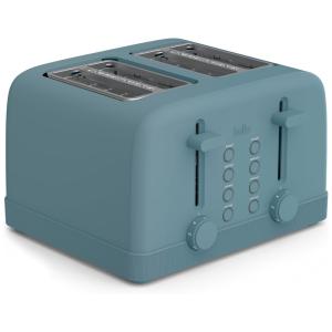 BELLA Torradeira 4 Fatias com 6 Ajustes de Tostagem, Funções Aquecer, Cancelar e Descongelar, Bandeja de Migalhas Removível, 900 Watts - Cor