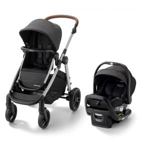 Carrinho de Bebê com Cadeira para Carro Graco Nest2Grow, Preto