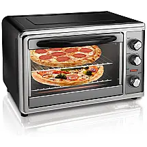Forno Elétrico de Bancada em Aço Inoxidável, 1500W, 110v, GO4MAX, Prateado