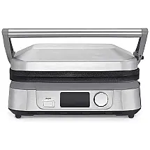 Grill Elétrico Antiaderente 5 em 1 xom Tela LCD, 110V, Nozaya, Prata