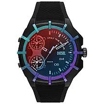 Relógio Masculino Analógico Quartzo de Silicone, DIESEL DZ1989, Vermelho