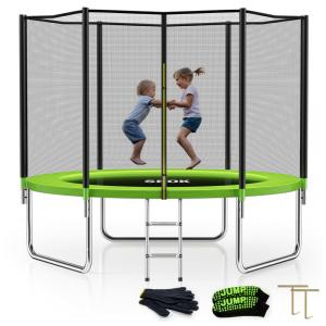 Cama Elástica Reforçada até 181 kg, Tamanho 2,4 Metros, SKOK, Azul