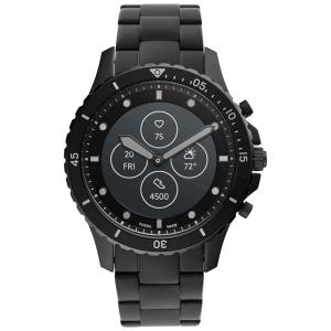 Fossil FB 01 Relógio Smartwatch Masculino, Aço Inoxidável, Preto