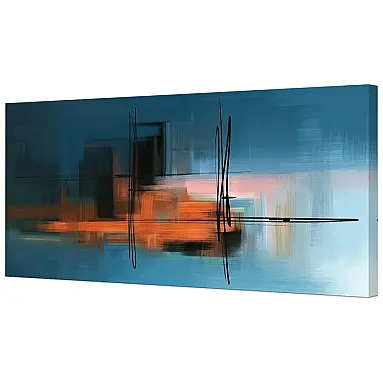 BK3562 Quadro Decorativo Abstrata Colorida